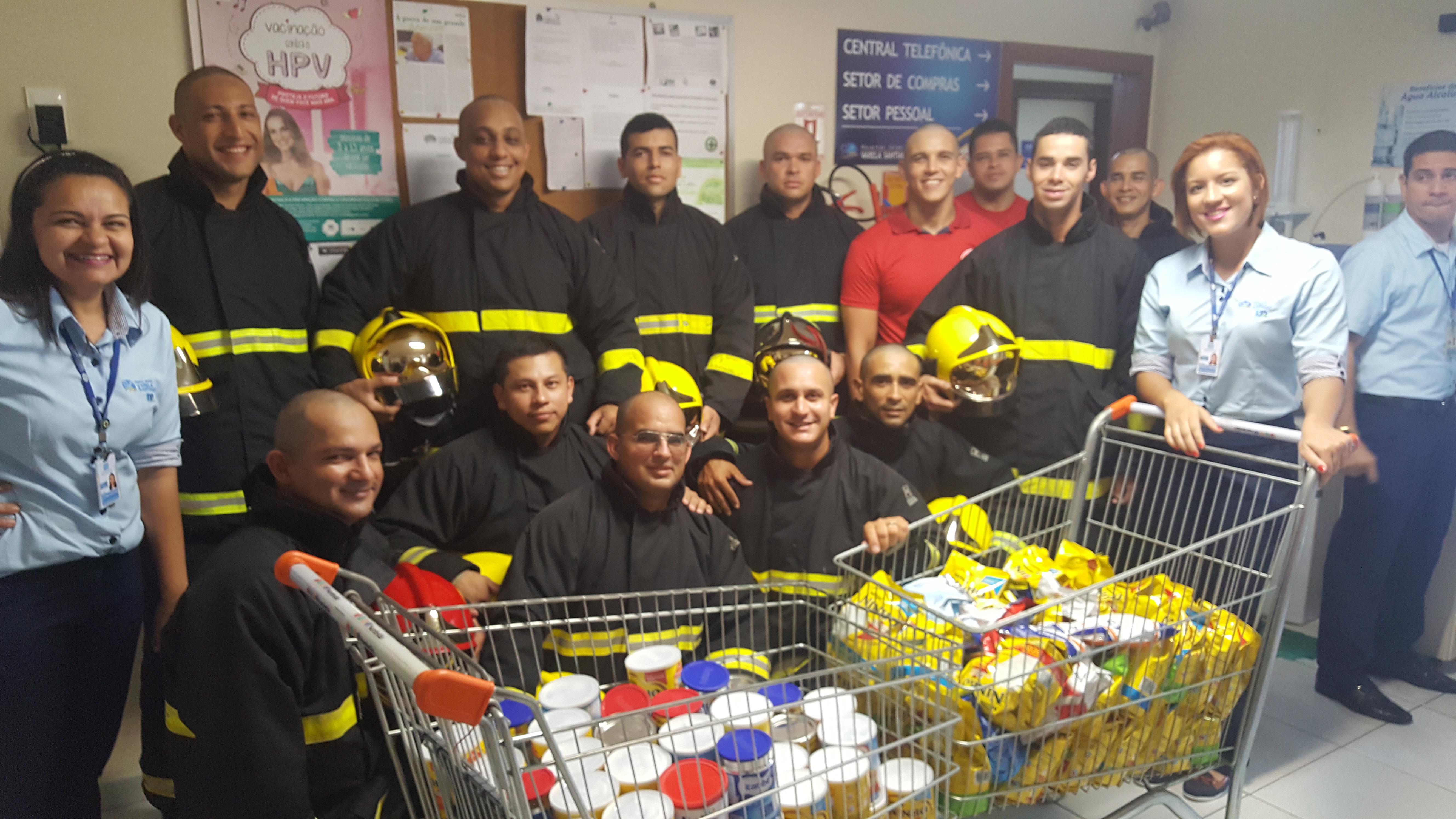 Bombeiros de Aeródromo realizam campanha para arrecadação de leite em prol do Hospital Varela Santiago