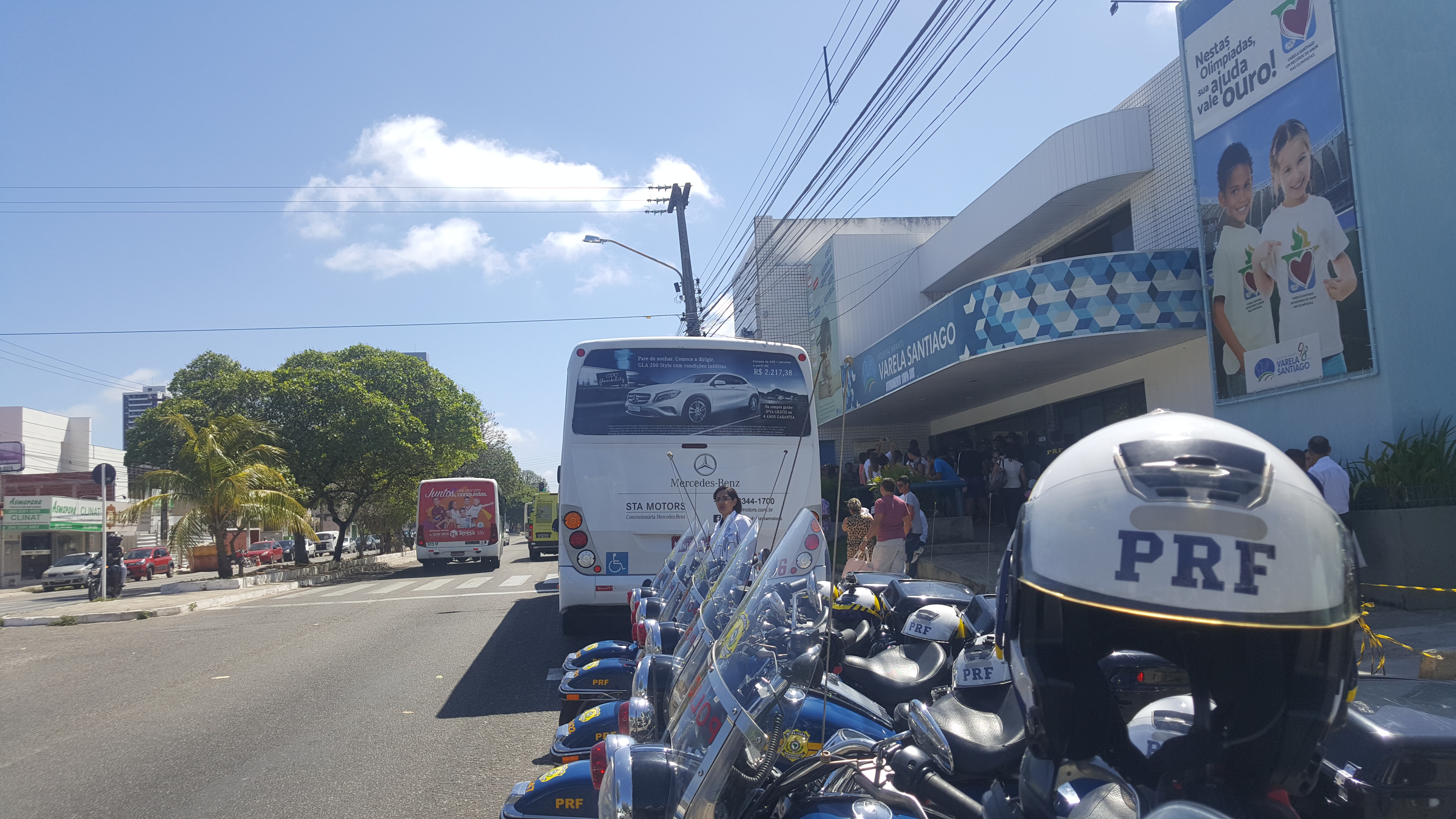 Crianças do Varela Santiago participam de Campanha da PRF em apoio às crianças com câncer em todo o Brasil